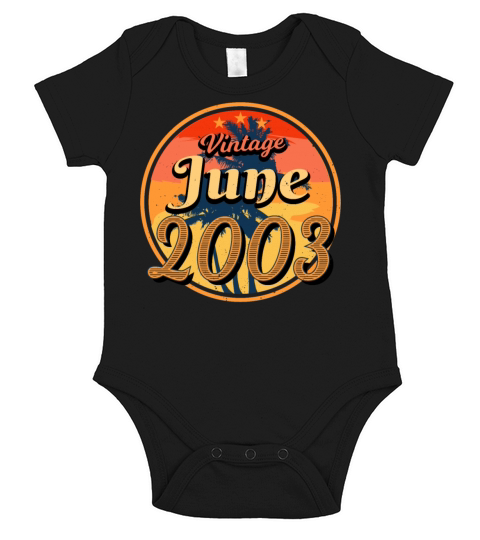 Original June 2003 Short Sleeve Baby One-Piece