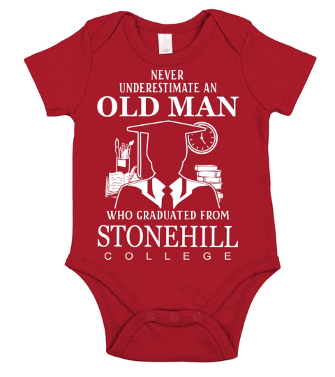 Stonehill College Short Sleeve Baby One-Piece