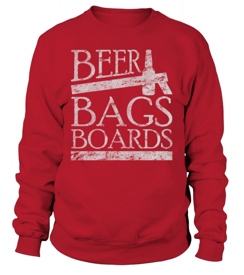 Beer Bags Boards Funny Cornhole T-Shirt Sweatshirt Unisex