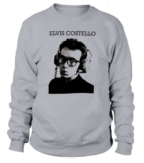 Elvis Costello Stereophonic Slim Fit Sweatshirt Unisex