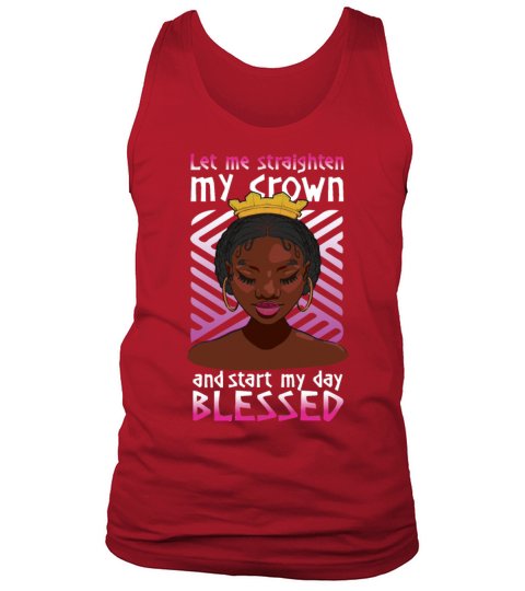 African American Blessed Women Empowerment Art Tank Top Unisex