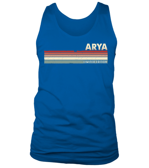Arya - Funny Retro Vintage Name 80s 90s Tank Top Unisex
