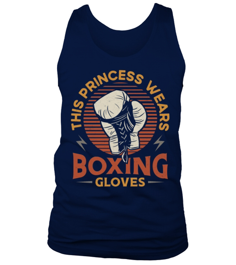 Boxing Girl Gloves Vintage Retro Tank Top Unisex