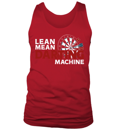 Darts Board Vintage Lean Mean Tank Top Unisex
