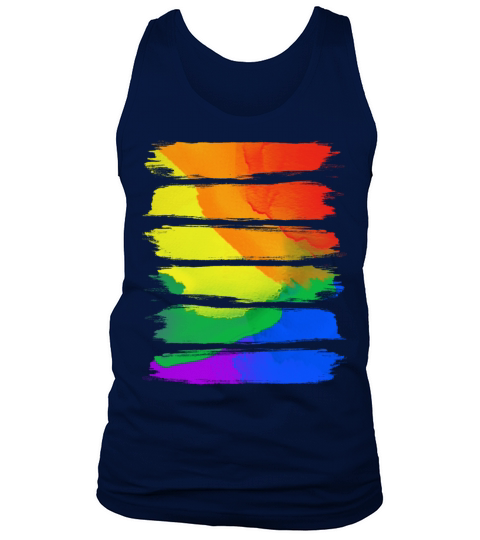 LGBTQ Rainbow Flag Lesbian Gay Bisexual Trans Tank Top Unisex