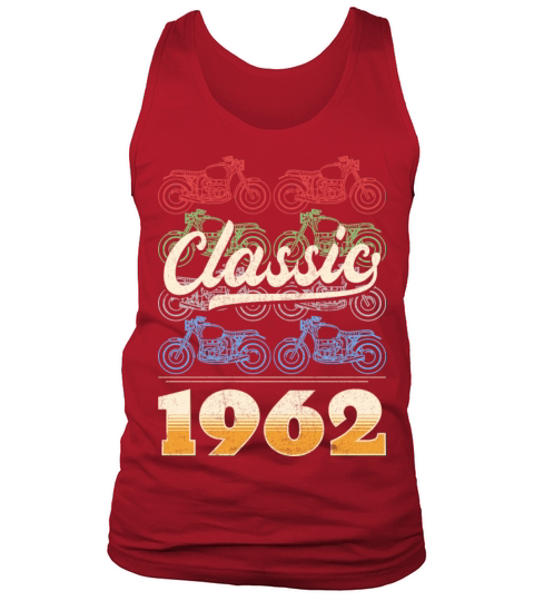 Vintage 1962 Original Parts Motorcycle Rider Tank Top Unisex