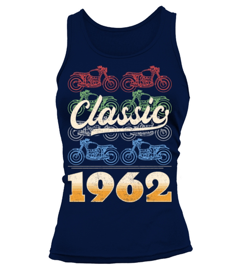 Vintage 1962 Original Parts Motorcycle Rider Tank top Woman