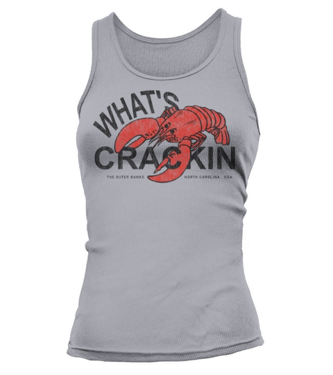 Whats Crackin Lobster Outer Banks OBX Vintage Tank top Woman