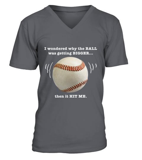 Baseball Pun V-Neck T-shirt