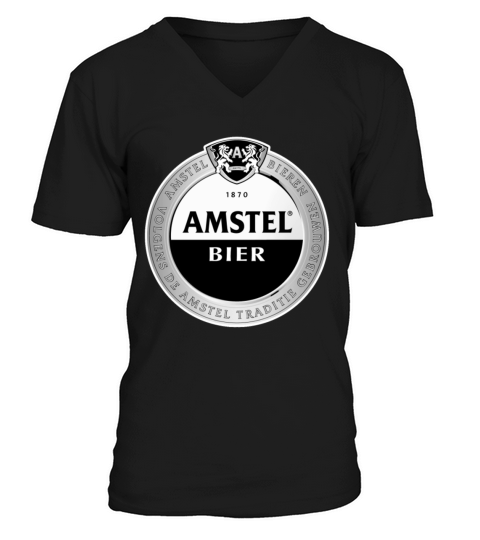Best Amstel Logo V-Neck T-shirt