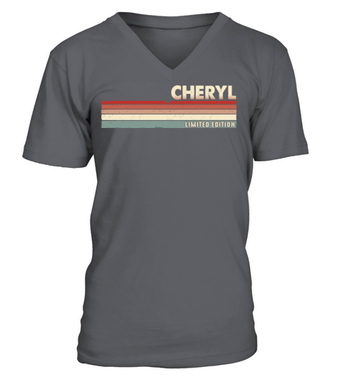 Cheryl - Funny Retro Vintage Name 80s 90s V-Neck T-shirt