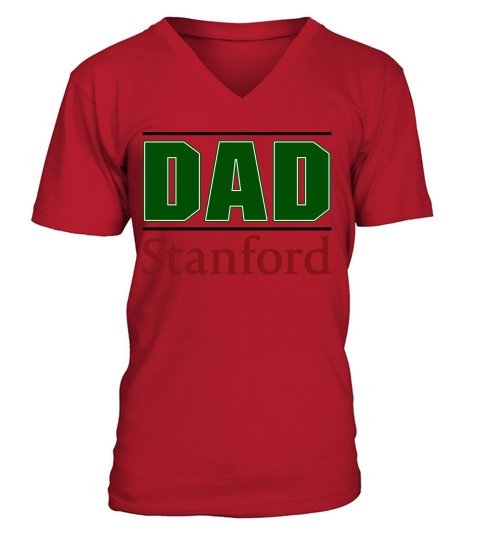 Stanford University Proud Dad Parents Day 2020 V-Neck T-shirt