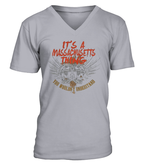 Team MASSACHUSETTS - Life Member Tshirt V-Neck T-shirt