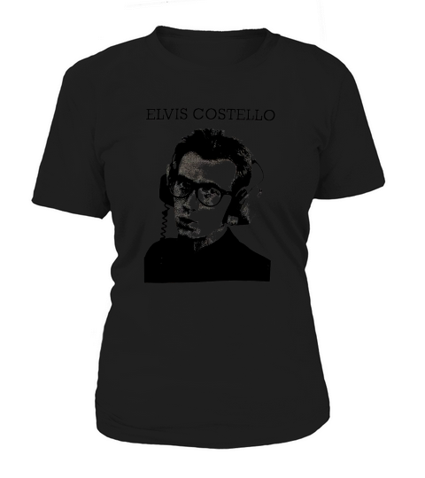 Elvis Costello Stereophonic Slim Fit Women's T-Shirt