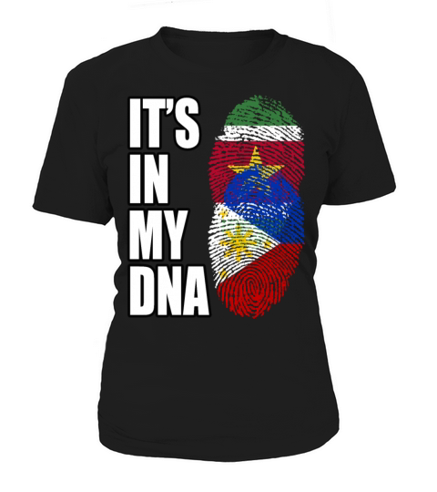 Surinamese And Filipino Vintage Heritage DNA Flag Women's T-Shirt
