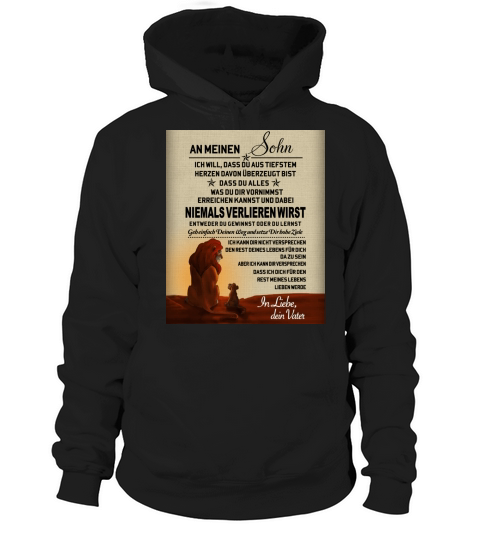 An Meinen Sohn - Coffee Mug (colored) Hoodie Unisex