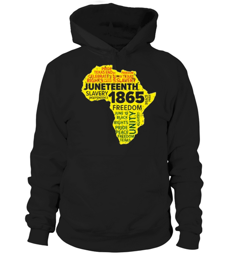 Black Pride Freedom African American Juneteenth Hoodie Unisex