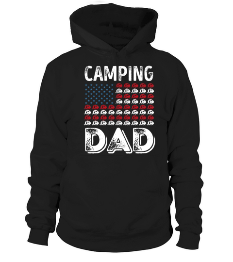 Camping Dad Caravan 4th of July Gift fathers day Hoodie Unisex
