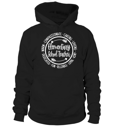 Elementary School Teacher Vintage Funny Gift Hoodie Unisex