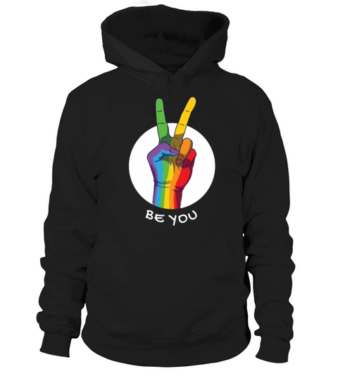 Its Ok to say Gay Pride Flag Quote LGBT Hoodie Unisex