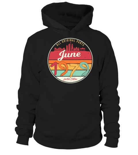 Retro 1979 June Hoodie Unisex