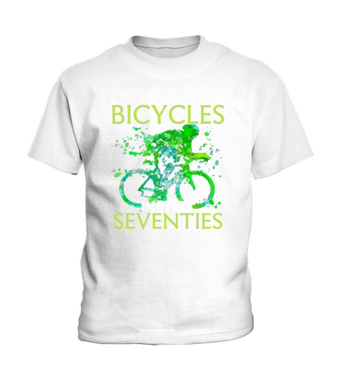 all men are created equal bicycles T-Shirt Kids T-Shirt
