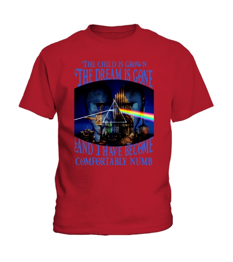 Comfortably Numb lyrics Pink Floyd Delicate Sound of Thunder shirt Kids T-Shirt