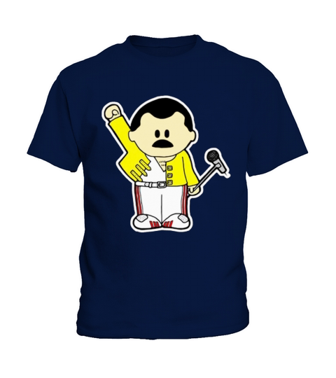 Freddie Mercury Queen Inspired Cartoon Adults Kids T-Shirt
