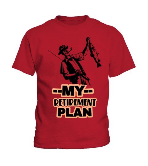Funny Fishing Retirement Kids T-Shirt