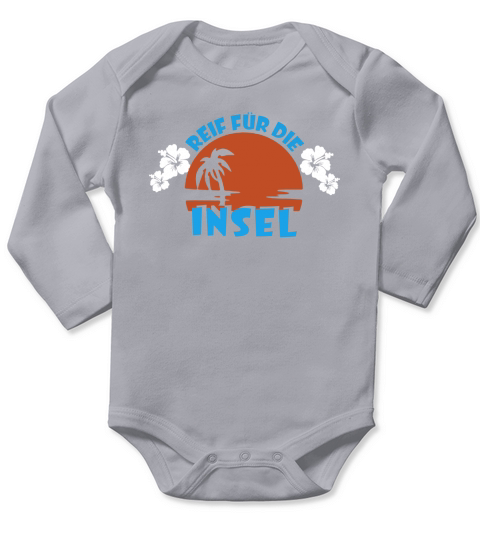 aReif fur die Insel urlaubsreif Long Sleeve Baby One-Piece