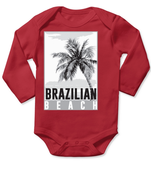 Brazil Long Sleeve Baby One-Piece