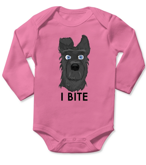 Chief Bites (Isle of Dogs) Long Sleeve Baby One-Piece