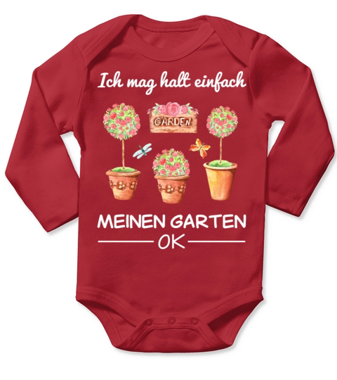 Garden Gardener Hobby Gardener Saying Gift Long Sleeve Baby One-Piece