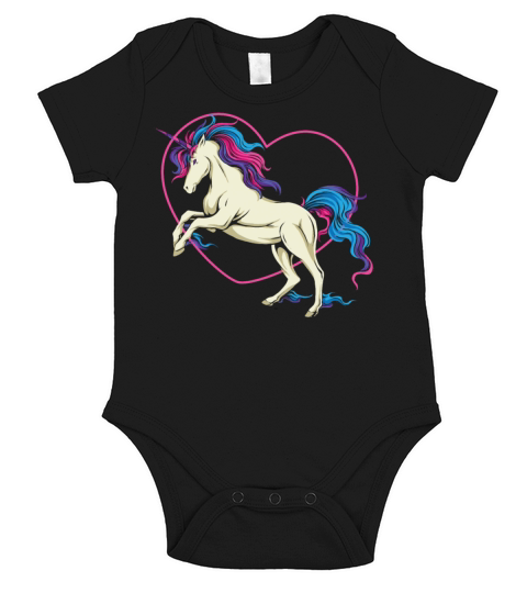 Bisexual Bi Pride Flag Unicorn Short Sleeve Baby One-Piece