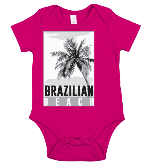 Brazil Short Sleeve Baby One-Piece