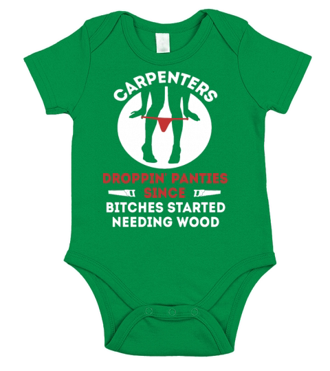 Carpenters Dropping Panties Since Short Sleeve Baby One-Piece