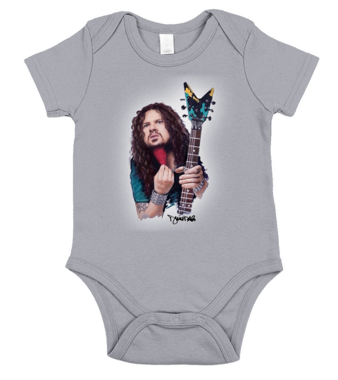 Dimebag Darrell Guitar Short Sleeve Baby One-Piece