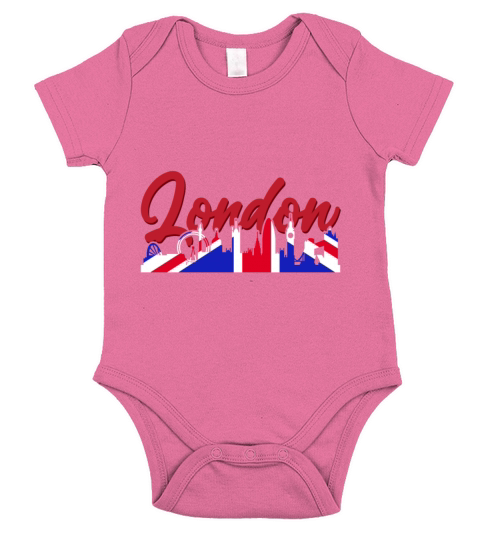 London Short Sleeve Baby One-Piece