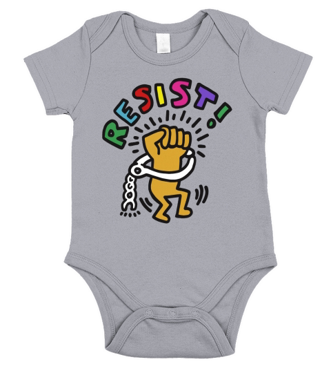 Resist  Keith Haring Short Sleeve Baby One-Piece