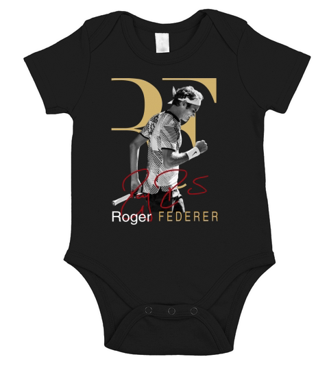 Roger Federer Perfect Short Sleeve Baby One-Piece