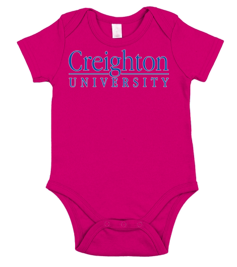 Simple Logo Creighton University 2020 Short Sleeve Baby One-Piece