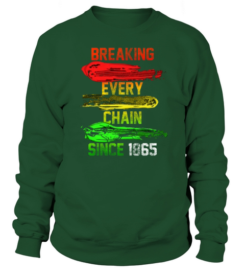 Chain Break Paint Black History Juneteenth Vintage Sweatshirt Unisex