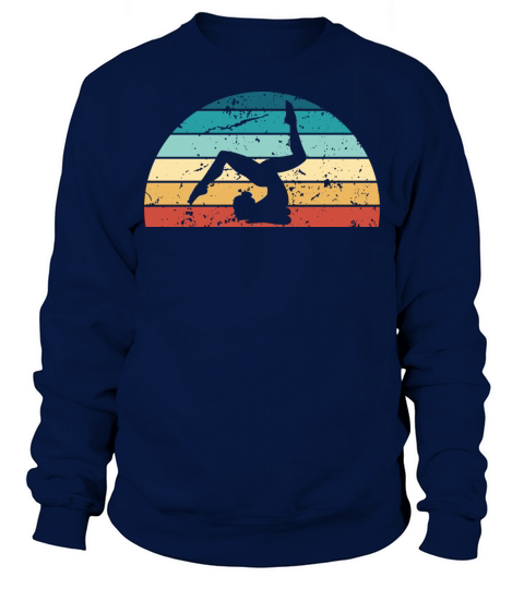 Retro Gymnastics Sunset Vintage sports Sunrise Sweatshirt Unisex