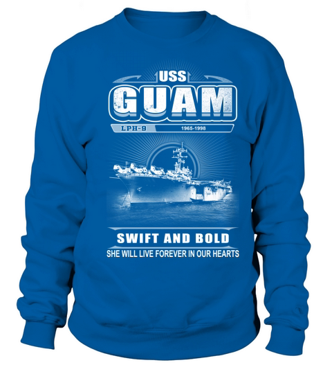 USS Guam LPH 9 She will give live forever in our heart - Coffee Mug (colored) Sweatshirt Unisex