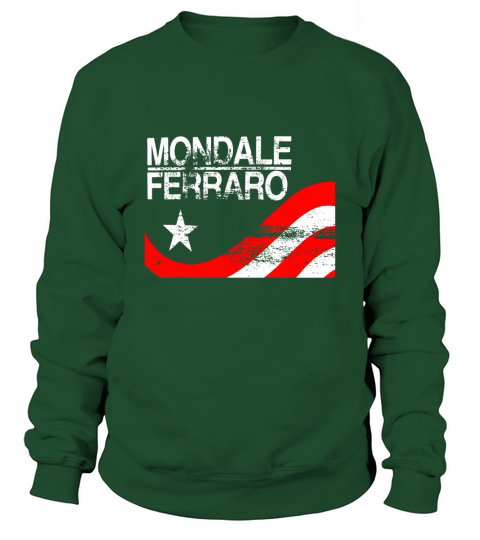 Vintage Mondale &amp;amp;amp; Ferraro 84 Campaign Long Sleeve Shirt Sweatshirt Unisex