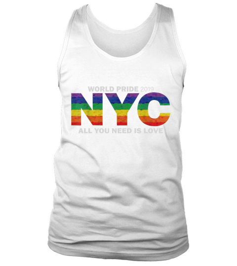 2019 NYC World Pride, New York Pride LGBTQ shirt Tank Top Unisex
