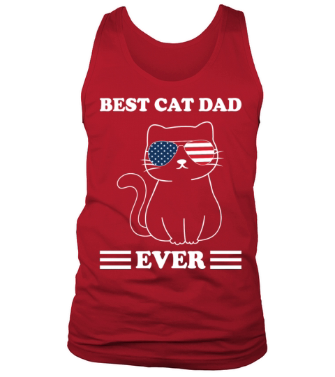 Best Cat Dad Ever Tank Top Unisex