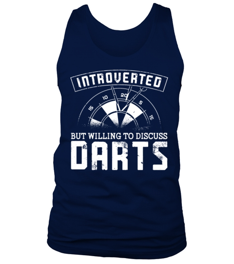 Darts Board Vintage Introverted Tank Top Unisex