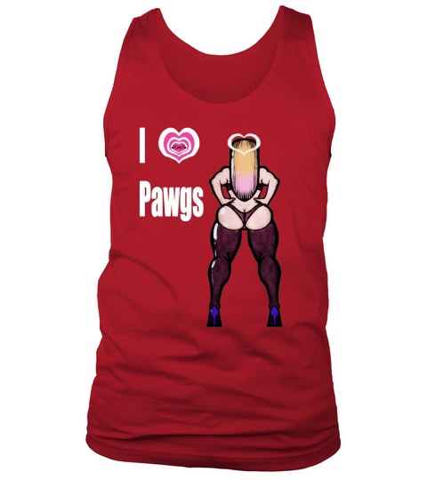 I Heart Pawgs T-Shirt Tank Top Unisex