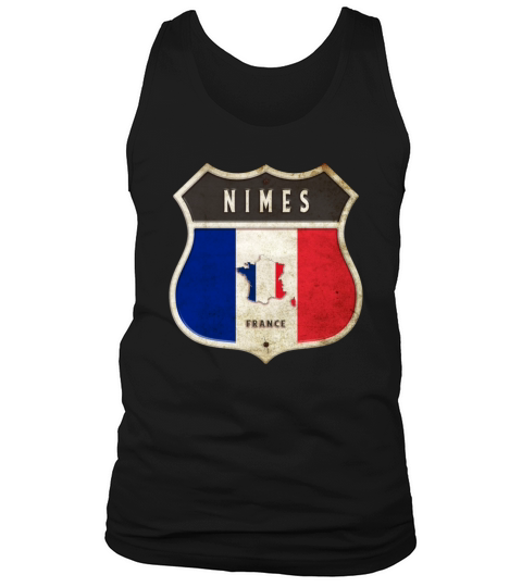 Nimes France coat of arms flags design Tank Top Unisex